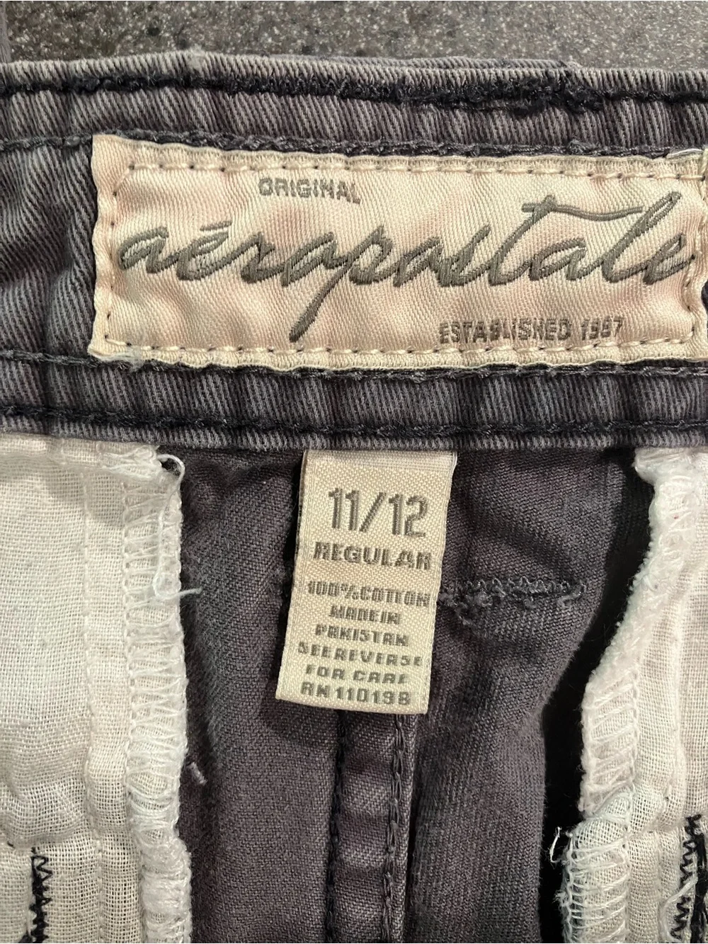 Aeropostale Gray Casual Chino Pants